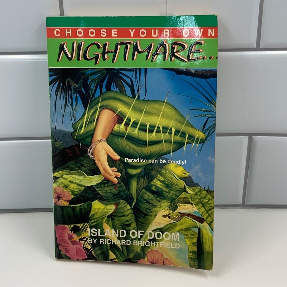 Island of Doom Choose Your Own Nightmare Richard Brightfield 1995 Paperback Book